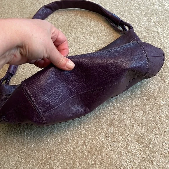 The Sak Purple Leather Hobo Bag - Picture 8 of 8